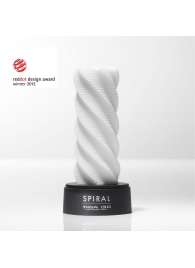 Белый 3D мастурбатор SPIRAL - Tenga - в Златоусте купить с доставкой