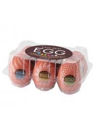 Набор из 6 мастурбаторов-яиц Tenga Egg Variety Pack V - Tenga - в Златоусте купить с доставкой