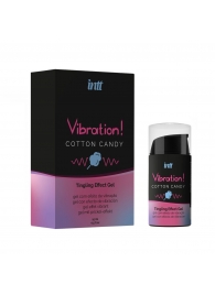 Жидкий вибратор Vibration Cotton Candy с ароматом сахарной ваты - 15 мл. - INTT - купить с доставкой в Златоусте