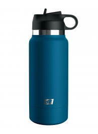 Мастурбатор-вагина в синей колбе F*ck Flask - Pipedream - в Златоусте купить с доставкой