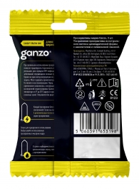 Ультратонкие презервативы Ganzo Ultra thin в мягкой упаковке - 3 шт. - Ganzo - купить с доставкой в Златоусте