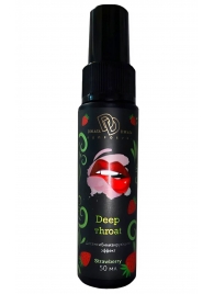 Спрей для горла Deep Throat с десенсибилизирующим эффектом и вкусом клубники - 50 мл. - БиоМед - купить с доставкой в Златоусте