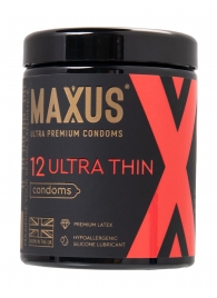 Ультратонкие презервативы MAXUS Ultra Thin - 12 шт. - Maxus - купить с доставкой в Златоусте