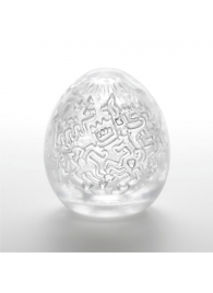 Мастурбатор-яйцо Keith Haring EGG PARTY - Tenga - в Златоусте купить с доставкой