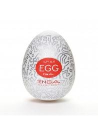 Мастурбатор-яйцо Keith Haring EGG PARTY - Tenga - в Златоусте купить с доставкой