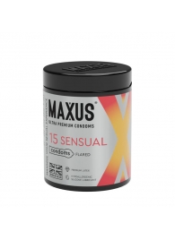 Анатомические презервативы MAXUS Sensual - 15 шт. - Maxus - купить с доставкой в Златоусте