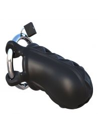 Черный замок верности Extreme Silicone Cock Blocker - Pipedream - купить с доставкой в Златоусте