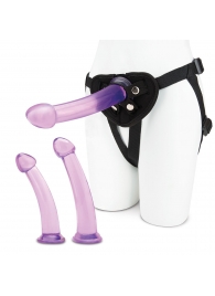 Тренировочный набор с тремя насадками Pegging Training Set - Lux Fetish - купить с доставкой в Златоусте