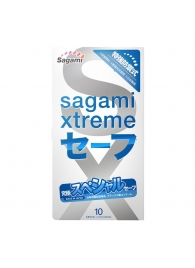 Презервативы Sagami Xtreme Ultrasafe с двойным количеством смазки - 10 шт. - Sagami - купить с доставкой в Златоусте