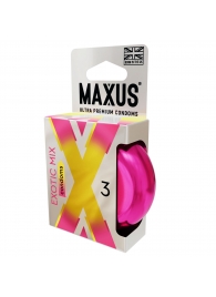 Ароматизированные презервативы Maxus Exotic Mix - 3 шт. - Maxus - купить с доставкой в Златоусте