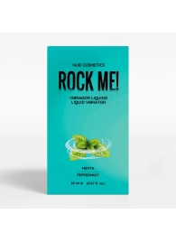 Жидкий вибратор Nuei Rock Me! с ароматом мяты - 20 мл. - Nuei cosmetics - купить с доставкой в Златоусте