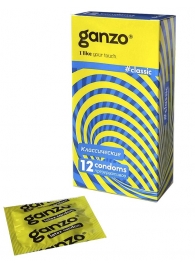 Классические презервативы с обильной смазкой Ganzo Classic - 12 шт. - Ganzo - купить с доставкой в Златоусте