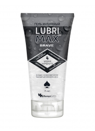 Водно-силиконовый интимный гель-смазка Lubrimax Brave - 75 мл. - ИнтелБИО - купить с доставкой в Златоусте