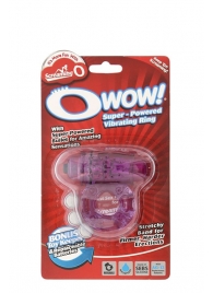 Фиолетовое эрекционное виброкольцо OWOW PURPLE - Screaming O - в Златоусте купить с доставкой
