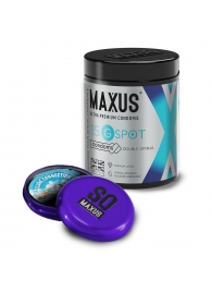 Гладкие презервативы Maxus G spot с двойной спиралью - 15 шт. - Maxus - купить с доставкой в Златоусте