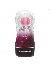 Прозрачный текстурированный мастурбатор Vacuum Cup Masturbator Black Hole - Baile - в Златоусте купить с доставкой