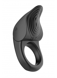 Черное эрекционное виброкольцо Vibro Lust Ring - MALESATION - в Златоусте купить с доставкой