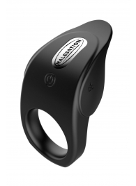 Черное эрекционное виброкольцо Vibro Lust Ring - MALESATION - в Златоусте купить с доставкой
