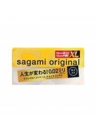 Презервативы увеличенного размера Sagami Original 0.02 XL-size - 12 шт. - Sagami - купить с доставкой в Златоусте