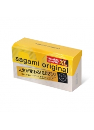 Презервативы увеличенного размера Sagami Original 0.02 XL-size - 12 шт. - Sagami - купить с доставкой в Златоусте