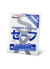 Презерватив Sagami Xtreme Ultrasafe с двойным количеством смазки - 1 шт. - Sagami - купить с доставкой в Златоусте