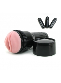 Мастурбатор-вагина Fleshlight - Vibro Pink Lady Touch с вибрацией - Fleshlight - в Златоусте купить с доставкой