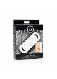 Комплект из 6 прозрачных эрекционных колец Ring Master Custom Ball Stretcher Kit - XR Brands - в Златоусте купить с доставкой