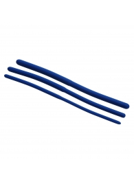 Набор из 3 синих силиконовых уретральных расширителей Invasion Silicone Urethral Sound Trainer Set - XR Brands - купить с доставкой в Златоусте