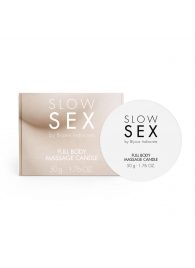 Массажная свеча для всего тела Slow Sex - 50 гр. - Bijoux Indiscrets - купить с доставкой в Златоусте