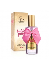 Разогревающее массажное масло Light My Fire Bubble Gum с ароматом бабл-гам - 100 мл. - Bijoux Indiscrets - купить с доставкой в Златоусте
