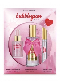 Набор средств для массажа и ласк Bubblegum Play Kit - Bijoux Indiscrets - купить с доставкой в Златоусте