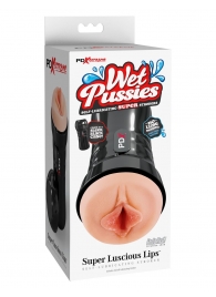 Мастурбатор-вагина в колбе Super Luscious Lips - Pipedream - в Златоусте купить с доставкой