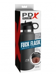 Смуглый мастурбатор-вагина в корпусе-бутылке F*ck Flask - Pipedream - в Златоусте купить с доставкой