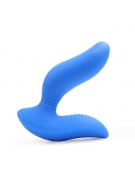 Синий вибромассажер простаты 3,5’’ Curve P-spot Massager - 12 см. - Erokay - в Златоусте купить с доставкой