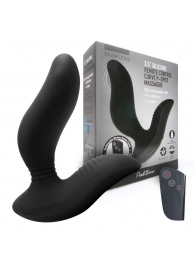 Черный вибромассажер простаты 3,5’’ Remote Control Curve P-spot Massager - 12 см. - Erokay - в Златоусте купить с доставкой
