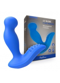 Синий вибромассажер простаты 3,5’’ P-spot Massager - 12,5 см. - Erokay - в Златоусте купить с доставкой