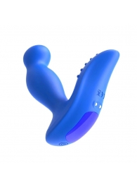 Синий вибромассажер простаты 3,5’’ P-spot Massager - 12,5 см. - Erokay - в Златоусте купить с доставкой