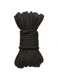 Черная верёвка для связывания и фиксации Bind Tie - 9,14 м. - Doc Johnson - купить с доставкой в Златоусте