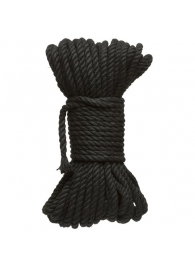 Черная верёвка для связывания и фиксации Bind Tie - 15,24 м. - Doc Johnson - купить с доставкой в Златоусте