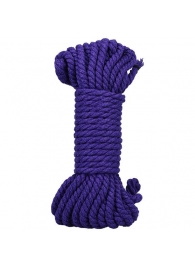 Фиолетовая верёвка для связывания и фиксации Bind Tie - 9,14 м. - Doc Johnson - купить с доставкой в Златоусте