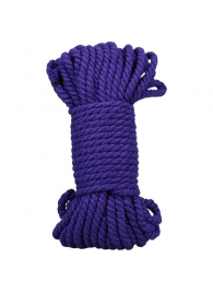 Фиолетовая верёвка для связывания и фиксации Bind Tie - 15,24 м. - Doc Johnson - купить с доставкой в Златоусте