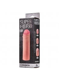 Фаллоудлинитель SUPER HERO Casanova - 18 см. - Lola Games - в Златоусте купить с доставкой