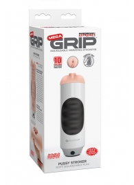 Мастурбатор-вагина Extreme Toyz Mega Grip Vibrating Stroker Mouth - Pipedream - в Златоусте купить с доставкой