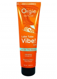 Гель с эффектом вибрации Lube Tube Vibe Low Sex On The Beach - 100 мл. - ORGIE - купить с доставкой в Златоусте