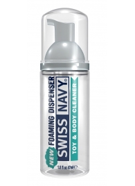 Очищающая пенка для игрушек и тела Toy   Body Cleaner Foamer - 47 мл. - Swiss navy - купить с доставкой в Златоусте