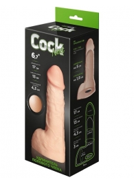 Телесный фаллоудлинитель с мошонкой Cock Next - 17 см. - LOVETOY (А-Полимер) - в Златоусте купить с доставкой