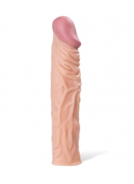 Насадка с ярко выраженной головкой и рельефным стволом - 19 см. - A-toys - в Златоусте купить с доставкой
