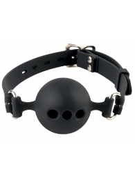 Силиконовый кляп-шар с отверстиями для дыхания Silicone Breathable Ball Gag Small - Pipedream - купить с доставкой в Златоусте