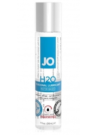 Возбуждающий лубрикант на водной основе JO Personal Lubricant H2O Warming - 30 мл. - System JO - купить с доставкой в Златоусте