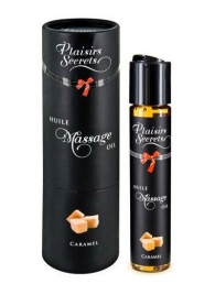 Массажное масло с ароматом карамели Huile de Massage Gourmande Caramel - 59 мл. - Plaisir Secret - купить с доставкой в Златоусте